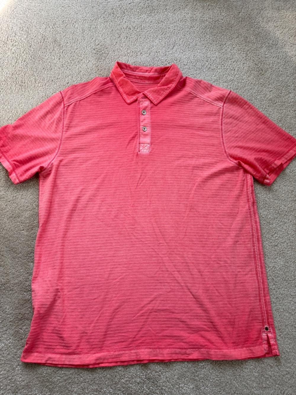 Tommy Bahama Coral Stripe Short-Sleeve Polo